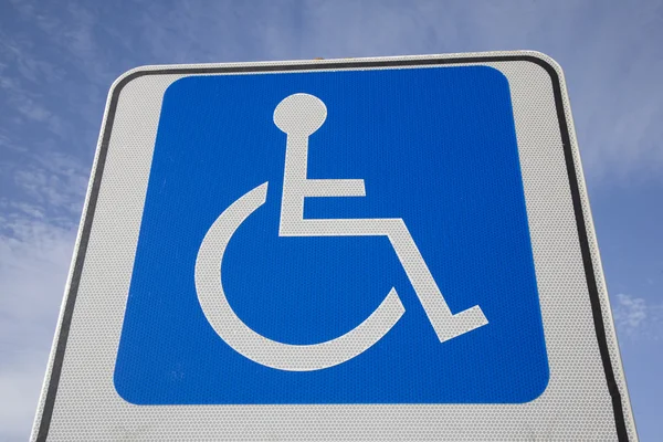 Handicap parkeren teken — Stockfoto