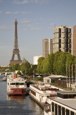 Eyfel Kulesi ve seine, paris