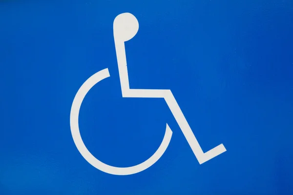 Знак инвалида — стоковое фото