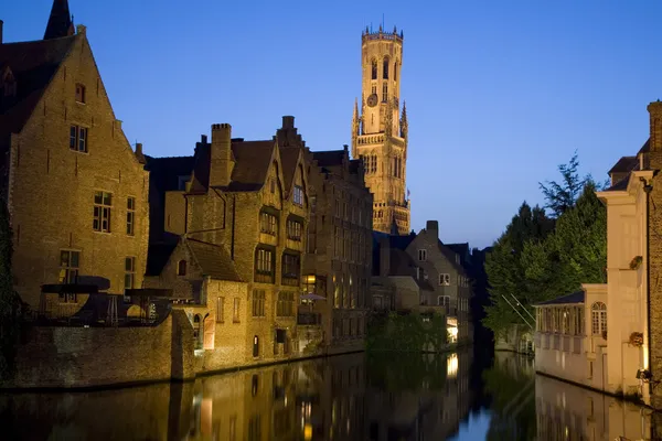 Campanile a Bruges — Foto Stock
