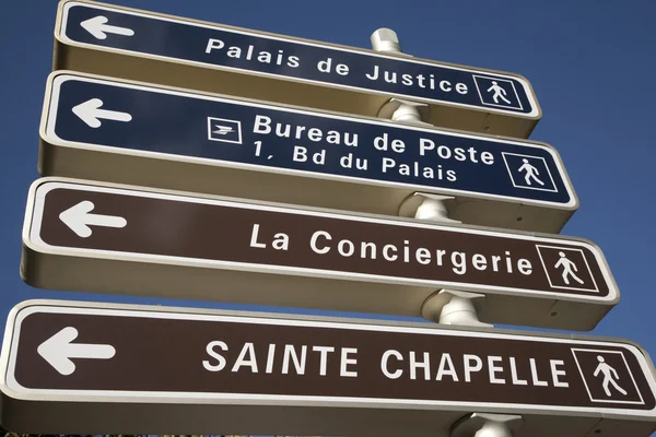 Paris Signpost — Stock Photo, Image