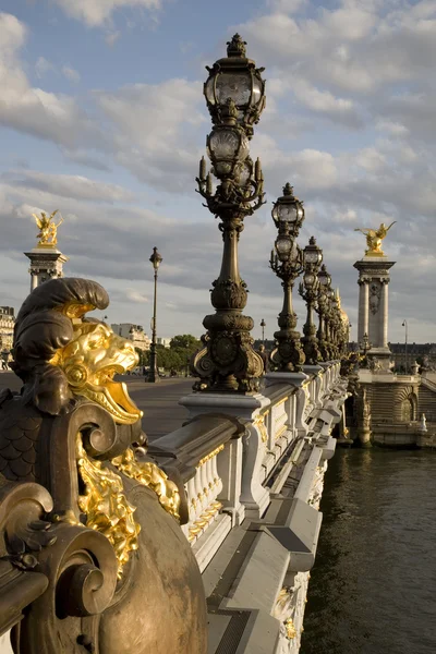 Ponte Alexandre, Paris — Fotografia de Stock