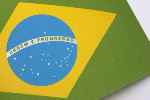 Flagga Brasilien — Stockfoto