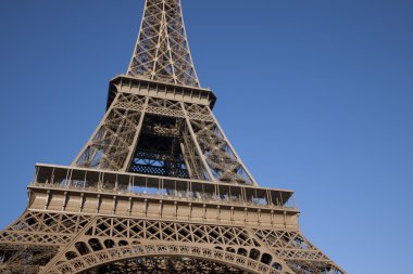 Close up of the Eiffel Tower clipart