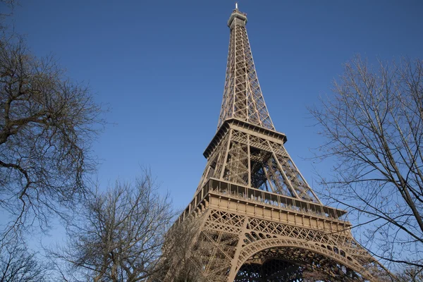 Eiffeltornet på vintern — Stockfoto