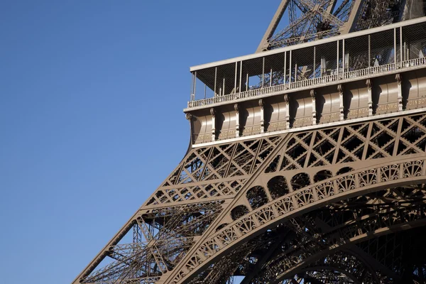Struktura wieża Eiffel, Paryż — Zdjęcie stockowe