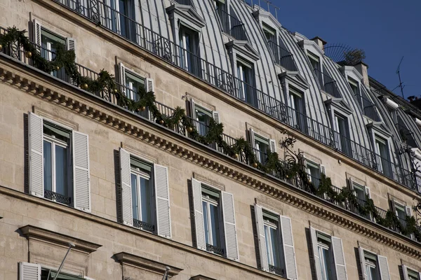 Pariser Fassade — Stockfoto