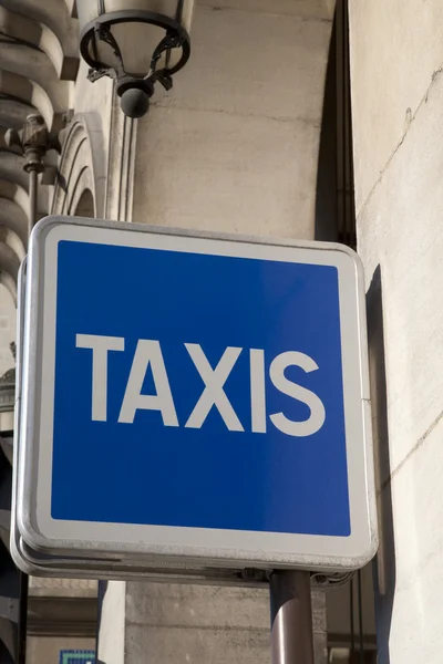 Taxi tegn - Stock-foto