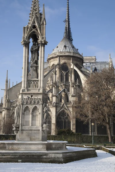 Catedrala Notre Dame, Paris — Fotografie, imagine de stoc