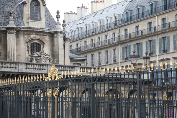 Парижский Фасад Церковь Париже Франция — стоковое фото