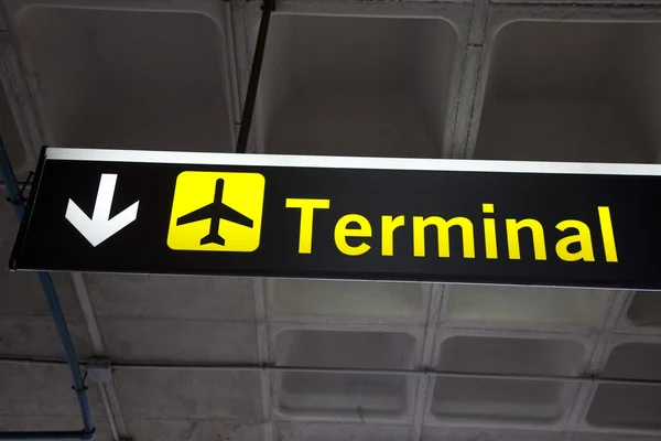 Terminal teken — Stockfoto