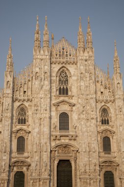 Milano, İtalya katedral duomo Kilisesi ana Cephesi