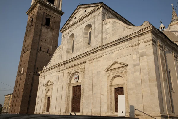 Belangrijkste Gevel Van Duomo Kathedraal Kerk Turijn Italië — Stockfoto