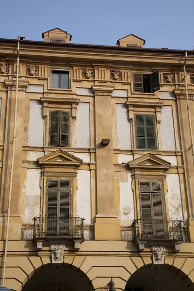 Fasader Repubblica Torget Turin Italien — Stockfoto