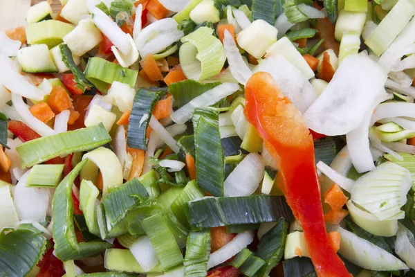 stock image Chopped vegetables