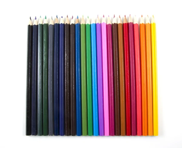 Lápices de arco iris — Foto de Stock