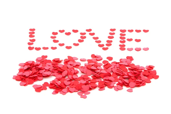 Love spelled with symbols — Stock Photo, Image
