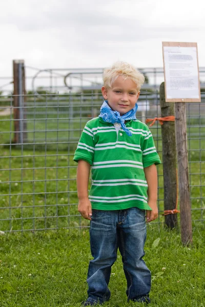 Mladý zemědělec — Stock fotografie