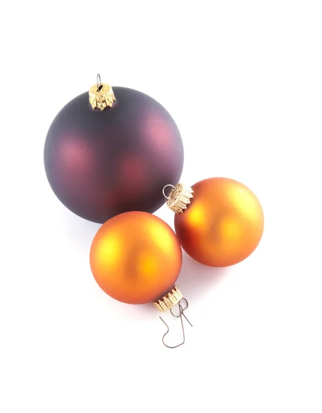 Várias bolas de Natal — Fotografia de Stock