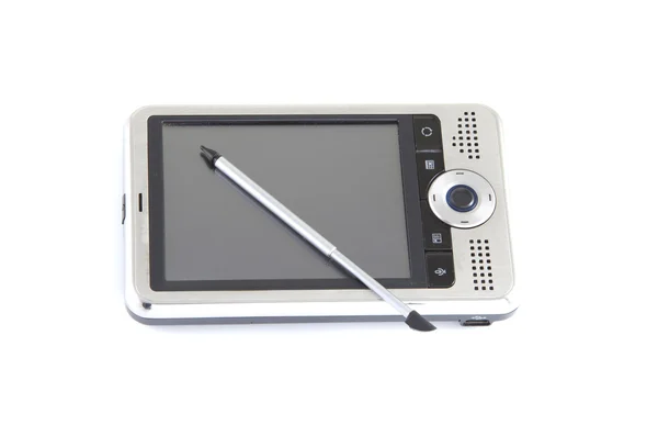 PDA con lápiz óptico — Foto de Stock