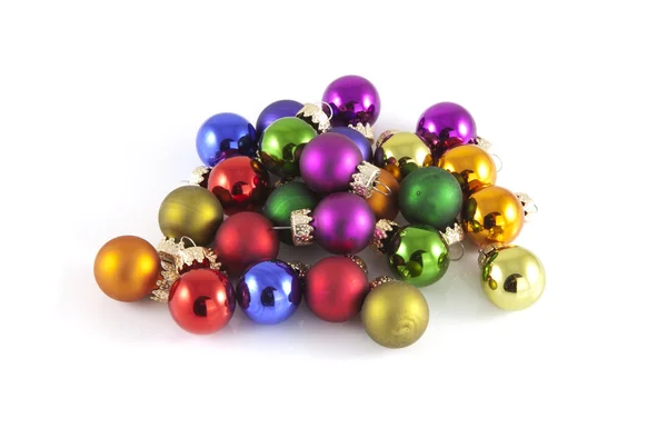 Múltiplas bolas de Natal — Fotografia de Stock