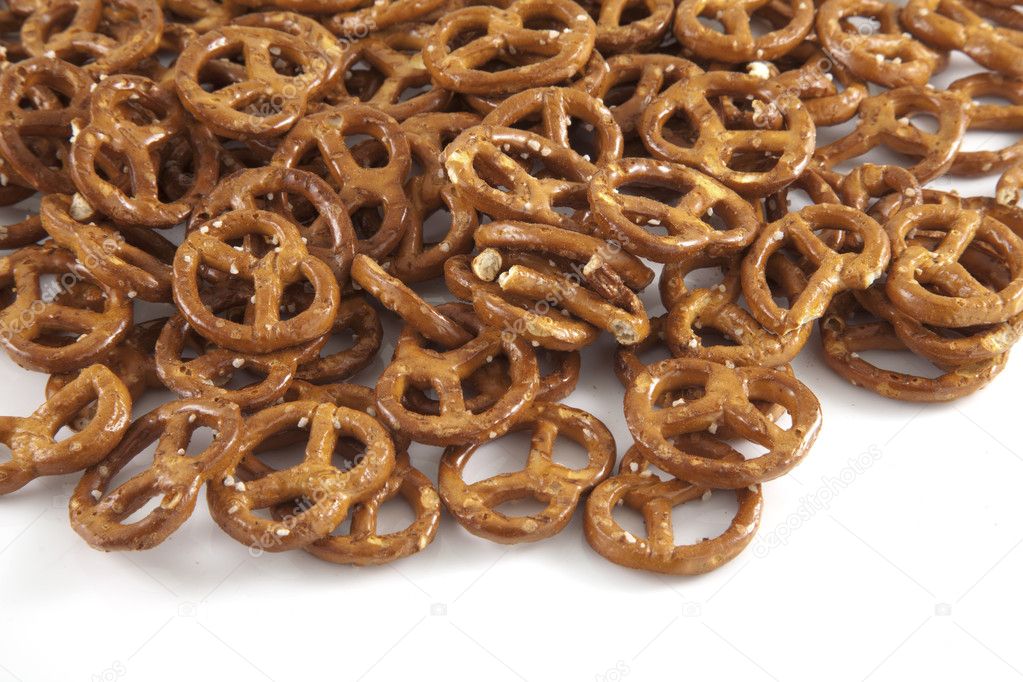 A lot of pretzels