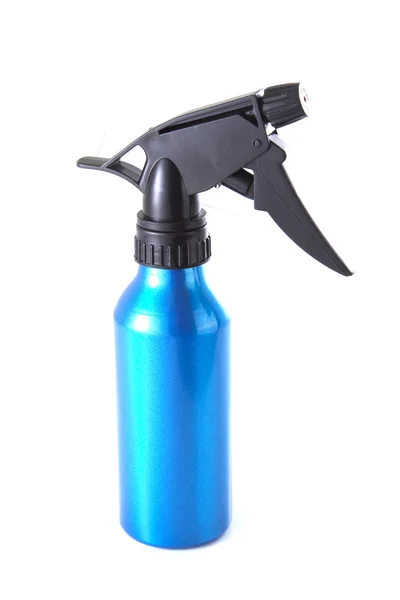 Blue spray bottle — Stock Photo, Image