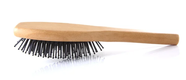 Wooden hair brush — Stock Photo, Image