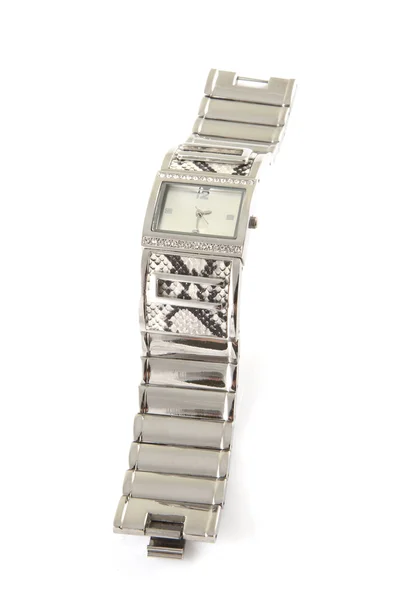 Silver watch — Stockfoto