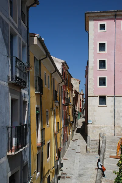 Arrow streets of old Cuenca — Stock Photo, Image
