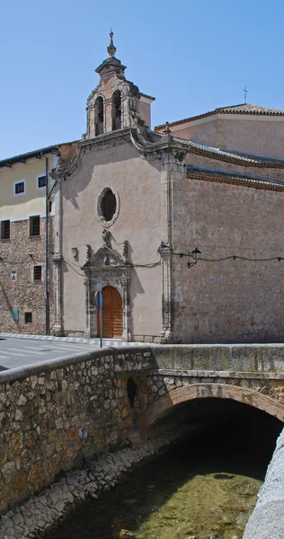 Středověký kostel je v cuenca — Stock fotografie