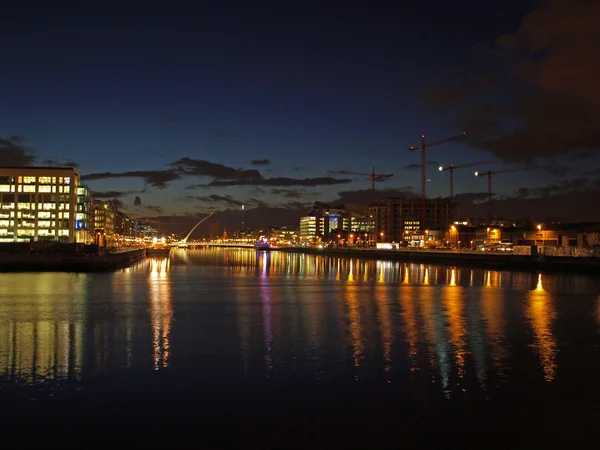 Dublín de noche — Foto de Stock