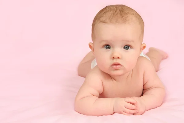 Baby flicka (3 månaders) — Stockfoto