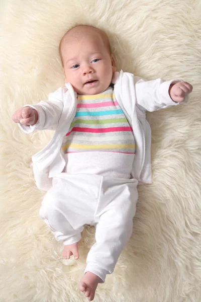 여아(1,5개월) ) — 스톡 사진