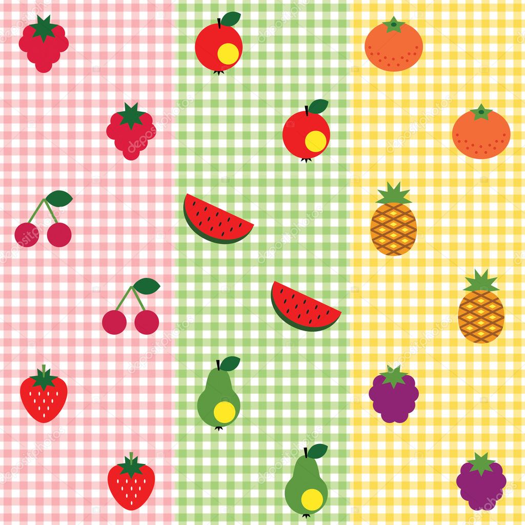 Fruit pattern set.
