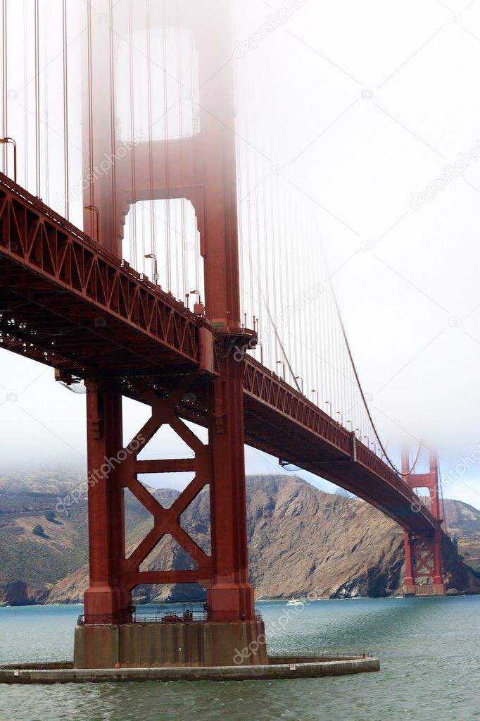 Golden Gate Bridge From Below
