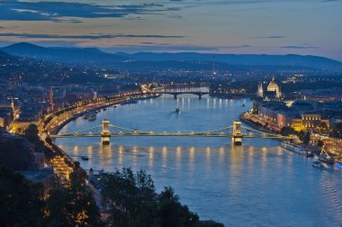 Budapest by Night clipart