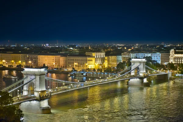 Γέφυρα των αλυσίδων, Βουδαπέστη — Φωτογραφία Αρχείου