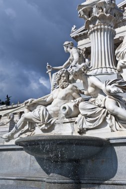 The Athene Fountain, Vienna clipart
