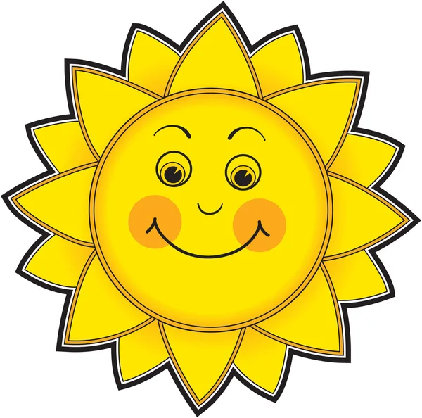 Smiling Sun — Stock Photo, Image
