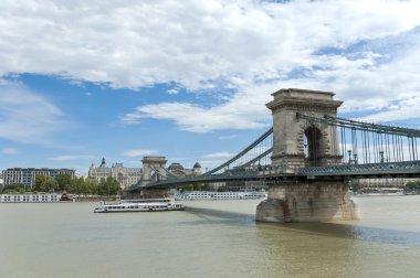 The Chain Bridge, Budapest clipart