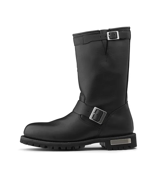 Black boots profil — Stock Photo, Image