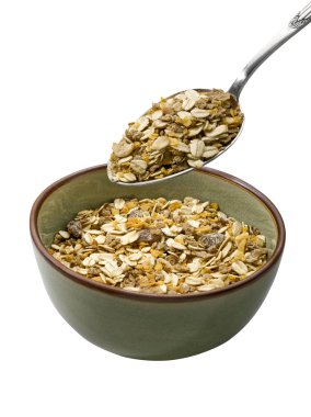 Bowl of muesli clipart