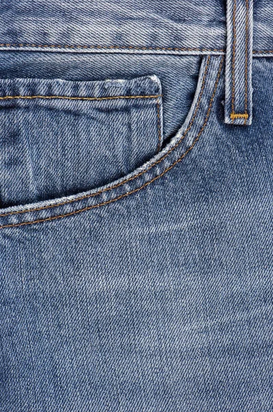 Детали из синих джинсов — стоковое фото