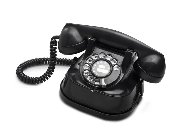 Gamla telefon dial. (urklippsbana) — Stockfoto