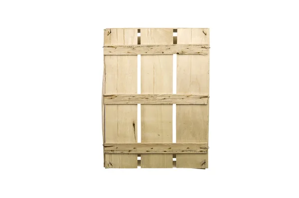 Caja de madera (camino de recorte  ) — Foto de Stock
