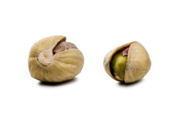 Pistachios very sensual (clipping path) clipart