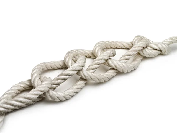 The knot in a rope. — Stock Photo, Image