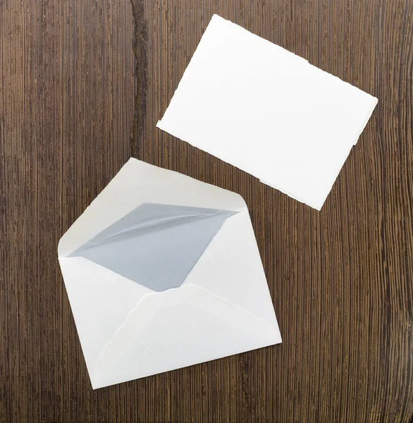 Письмо и конверт — стоковое фото