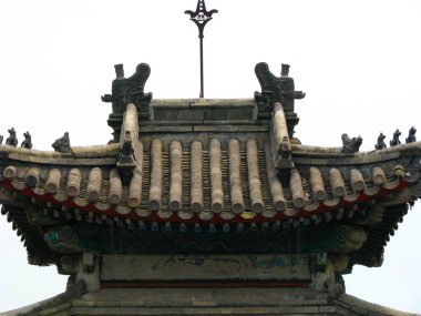 Building of the Chinese temple clipart